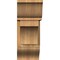 Ekena Millwork Westlake Traditional Rough Sawn Bracket w/ Offset Brace, Western Red Cedar, 8"W x 20"D x 20"H BKT0806X20X20WTL01RWR - alternate 3
